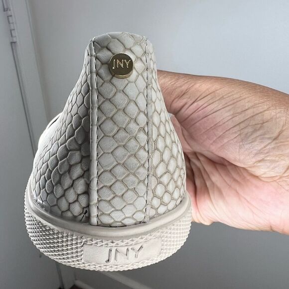 Jones New York Cream Hannah Croc Embossed Casual Slip On Shoes Size 7 - Picture 14 of 16